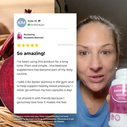 Rosabella Beetroot Capsules To Support Circulation And Vitality*