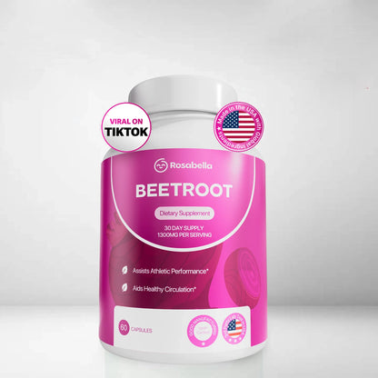 Rosabella Beetroot Capsules To Support Circulation And Vitality*